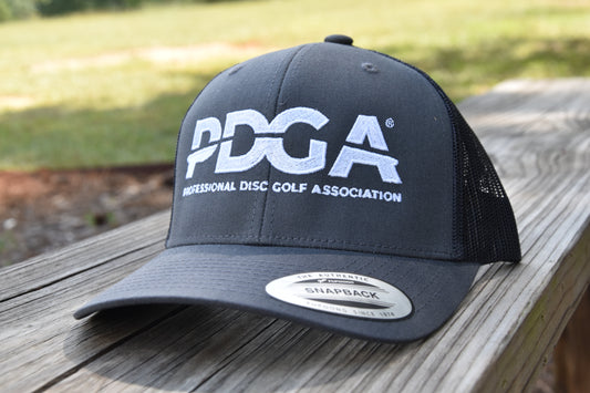 PDGA Logo Snapback Hat - Grey/Black