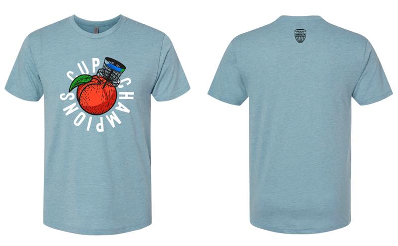 PDGA Champions Cup Peach/Basket T-shirt