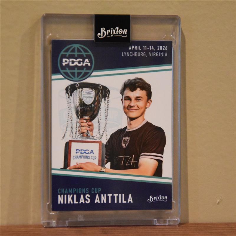 Limited Edition Champions Cup Super-Flex Zone and Brixton Card Set Niklas Anttila
