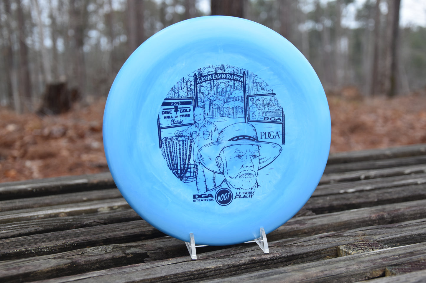 DGA L.E. Swirly Flex Steady BL - Steady Ed Headrick Stamp