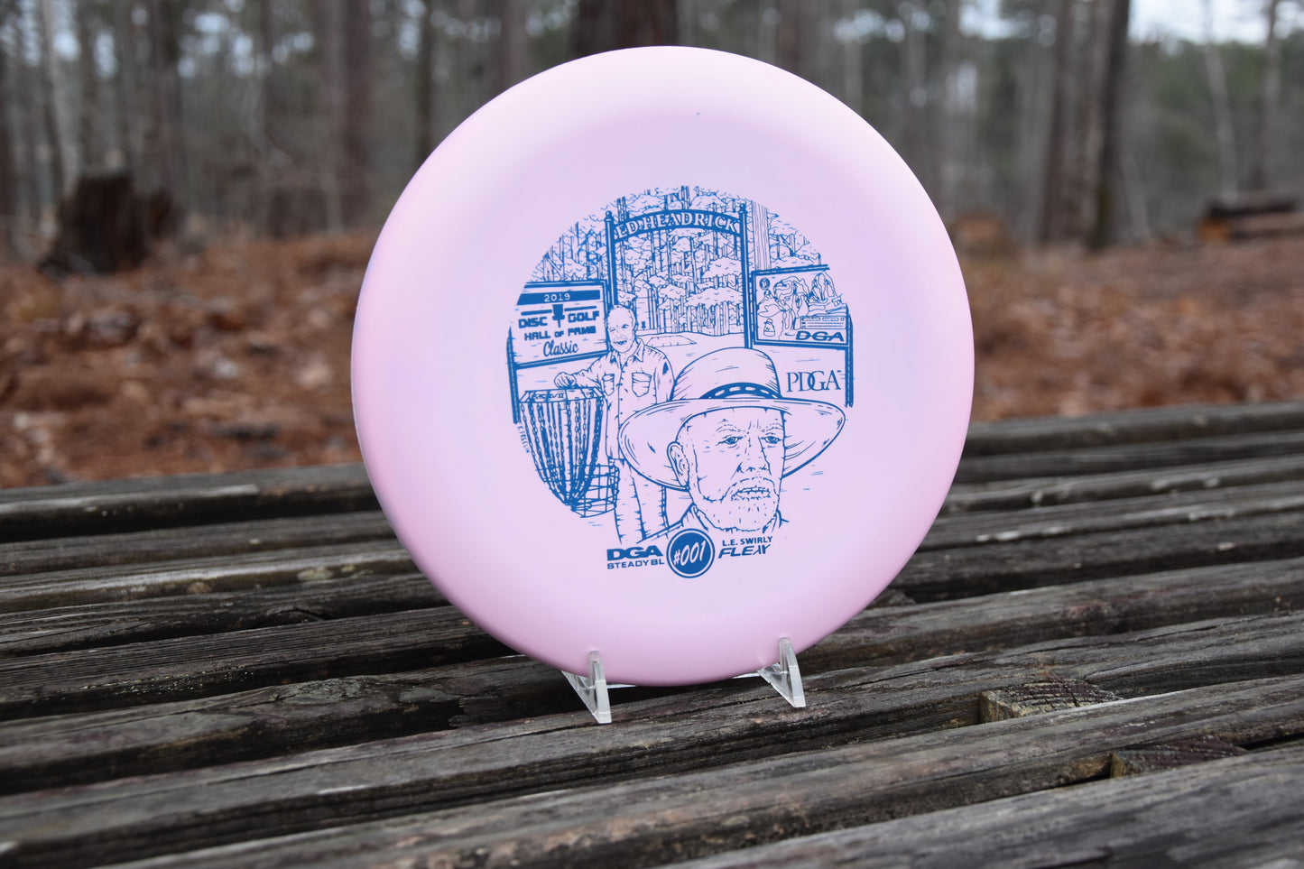 DGA L.E. Swirly Flex Steady BL - Steady Ed Headrick Stamp
