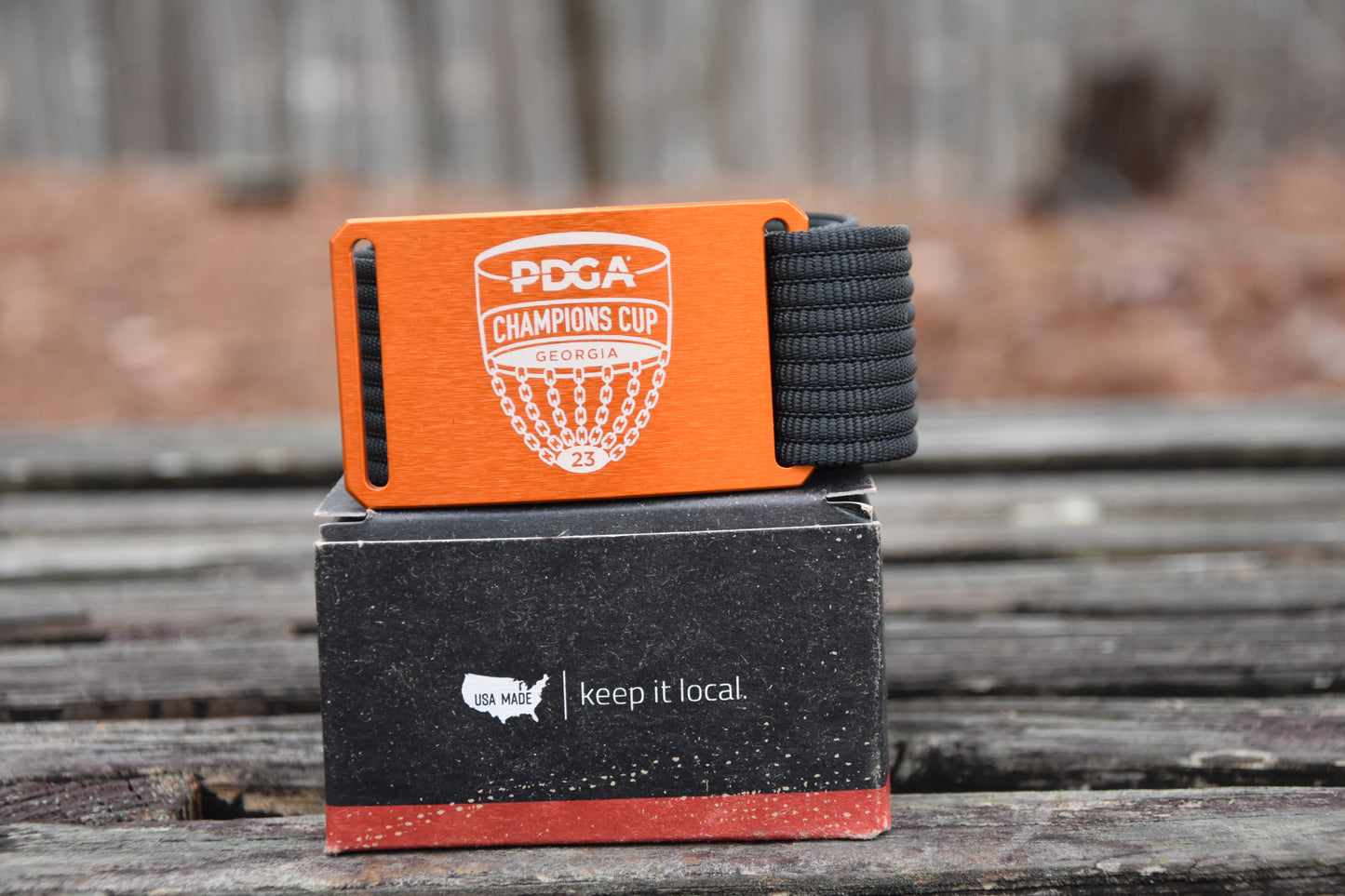 Grip6 Belt - PDGA Champions Cup Logo