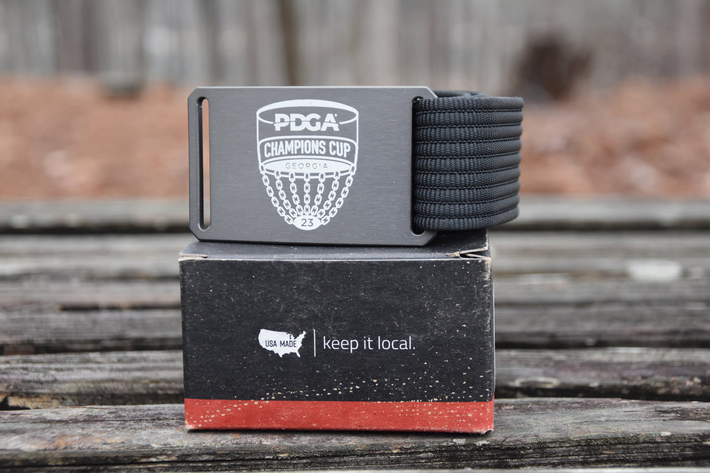 Grip6 Belt - PDGA Champions Cup Logo