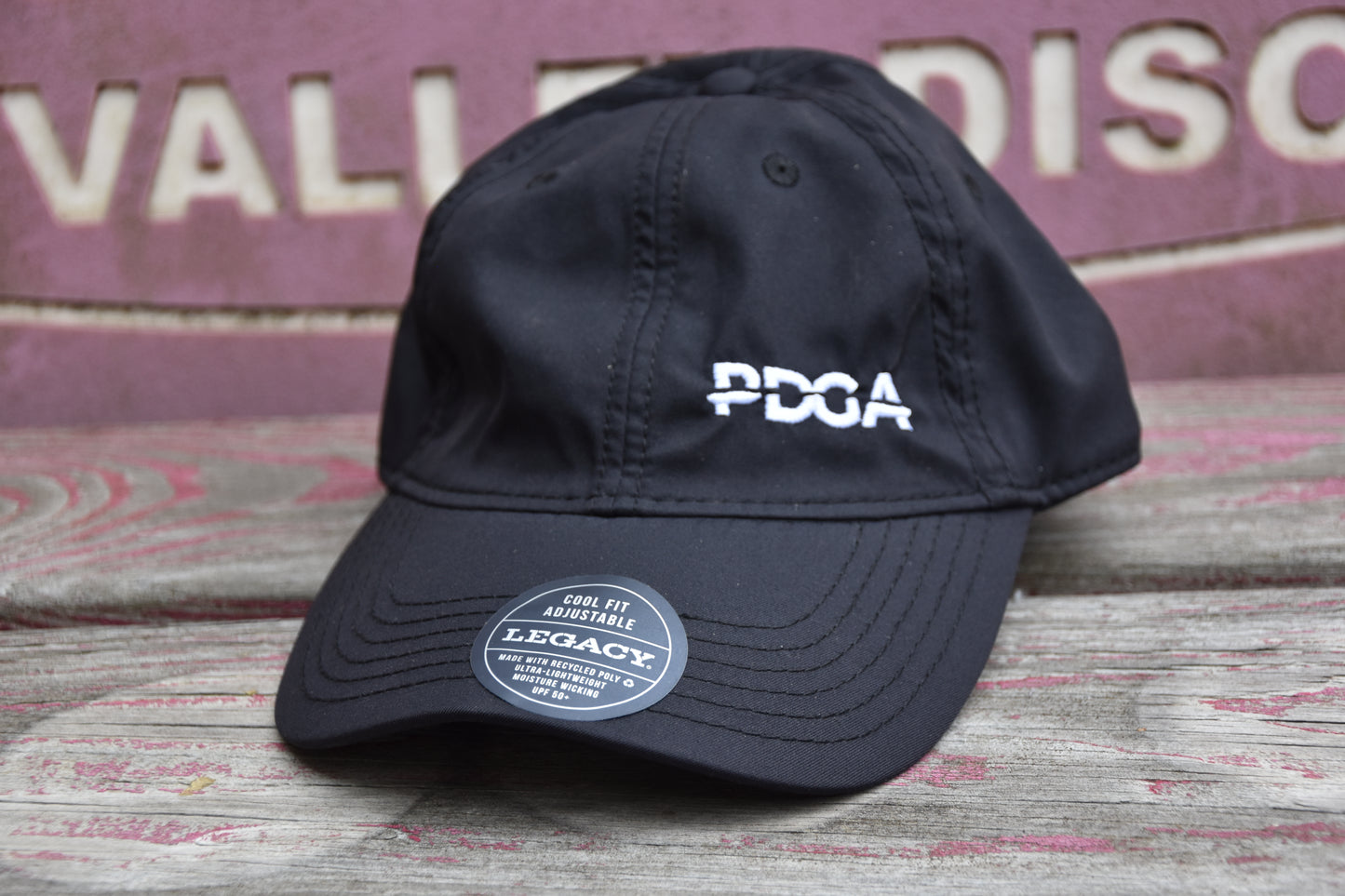 PDGA Adjustable Lightweight Hat - Small Logo