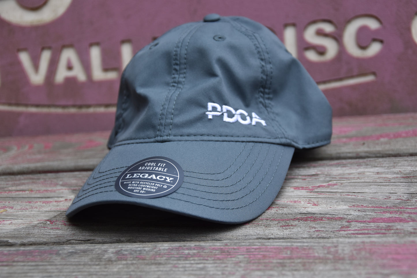 PDGA Adjustable Lightweight Hat - Small Logo