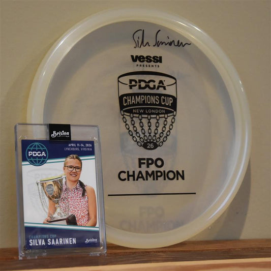Limited Edition Champions Cup Super-Flex Zone and Brixton Card Set Silva Saarinen